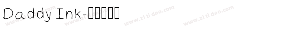 Daddy Ink字体转换